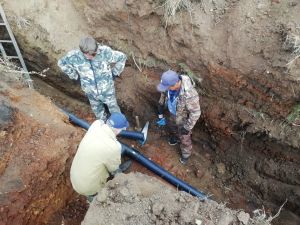 В Токмасском после капремонта сдали в эксплуатацию водопровод