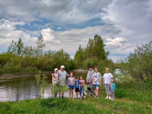 В Соколовском дети ходили в поход по окрестностям села