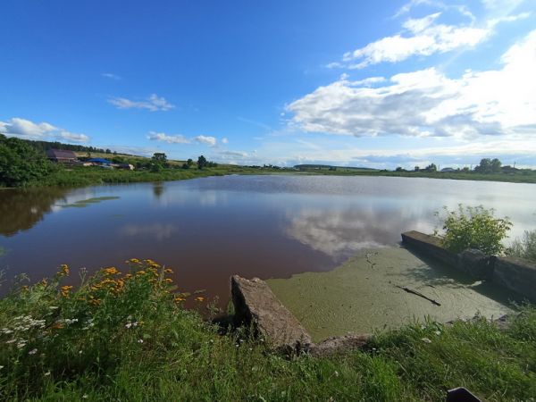 В Кумляке из-за ливня разлилась река